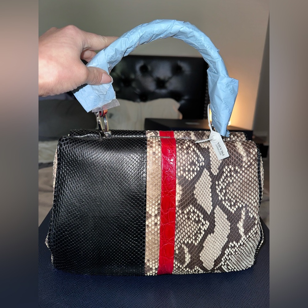 NWT RARE PRADA BAG - Genuine Crocodile, Python, & Leather